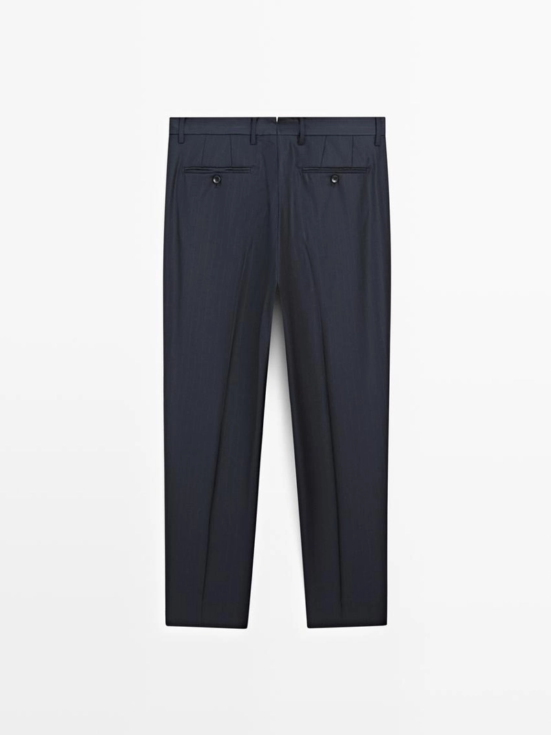 Брюки для костюма из 100% шерсти