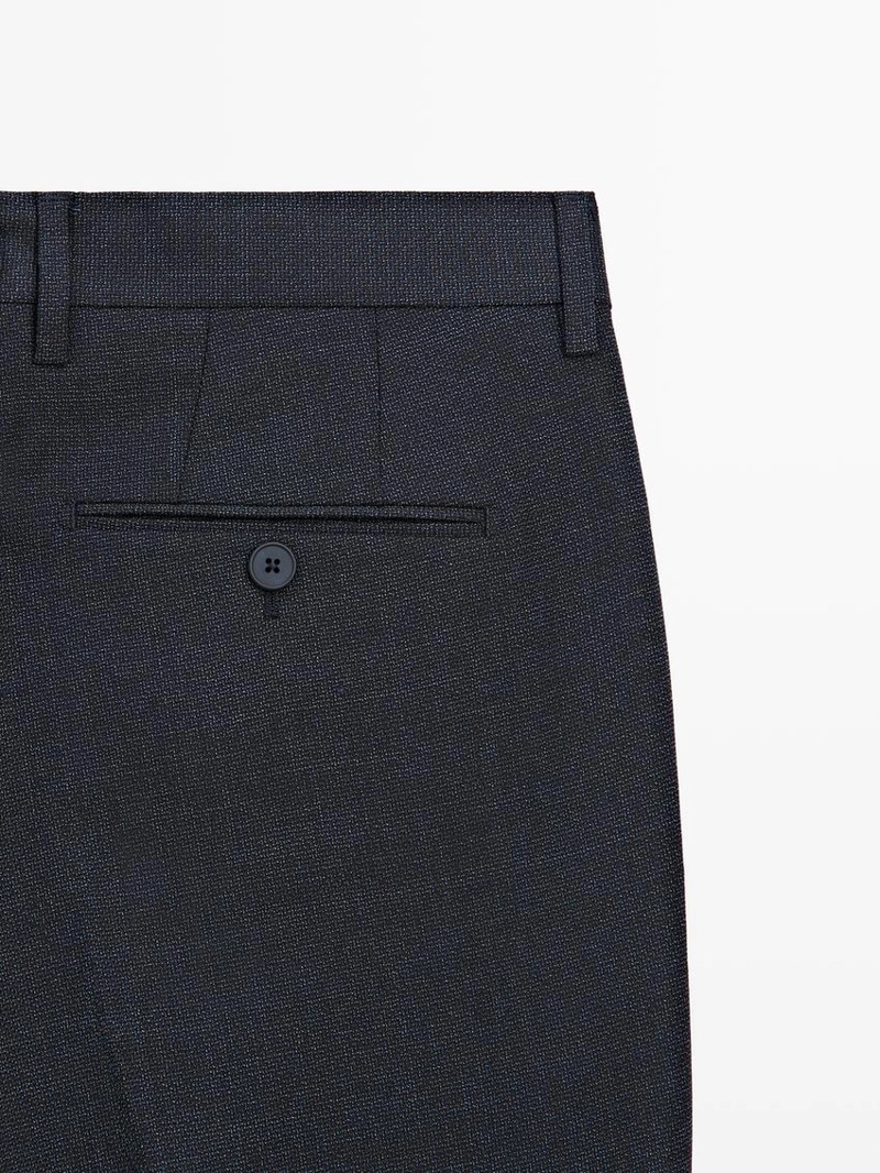 Брюки костюмные из 100% шерсти