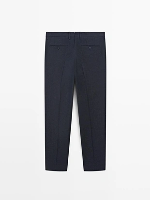 Брюки костюмные из 100% шерсти- Заказать в России