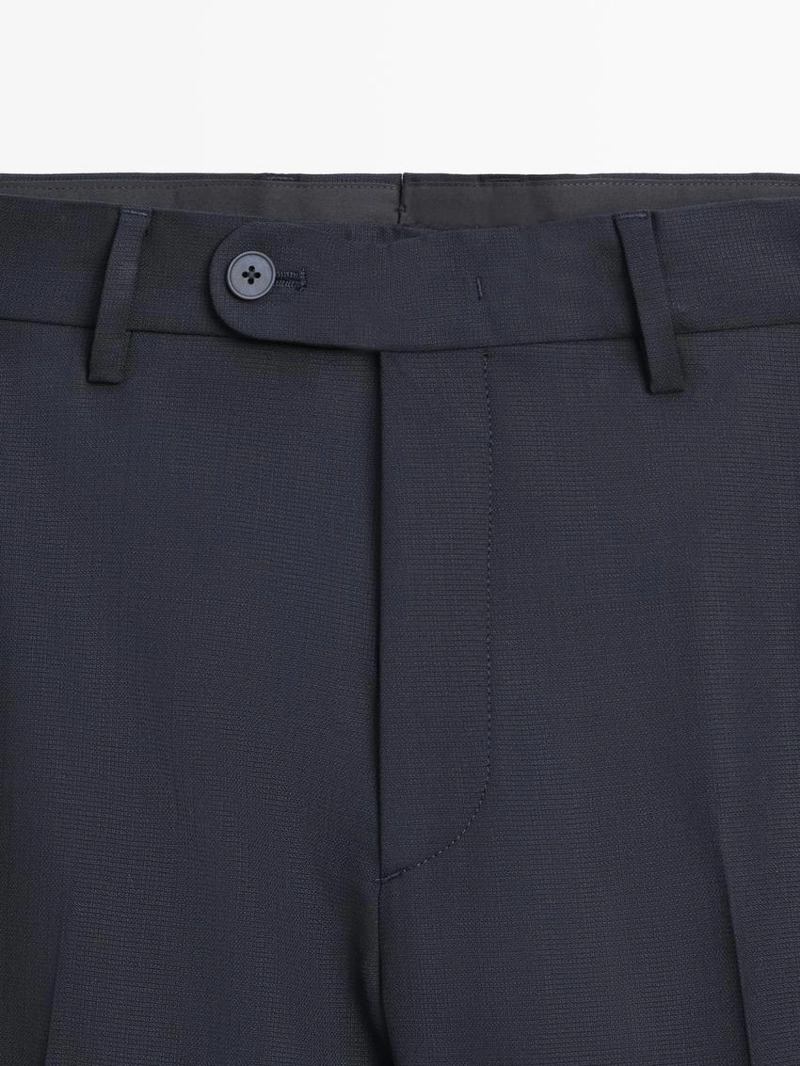 Брюки-костюм из шерстяной смеси