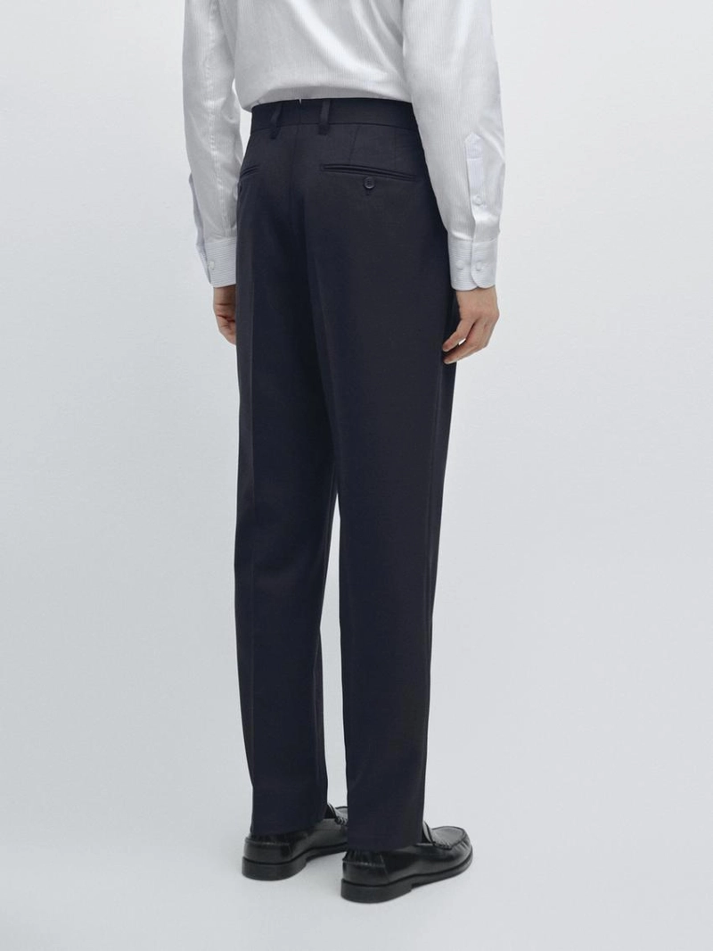 Брюки-костюм из шерстяной смеси