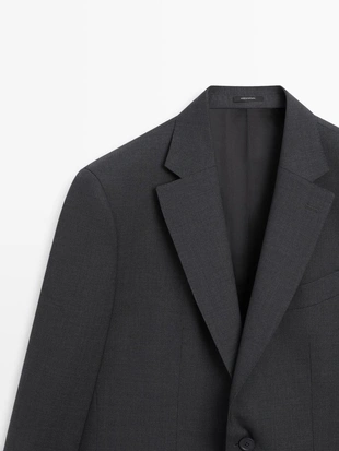 Пиджак из 100% шерсти- Заказать в России