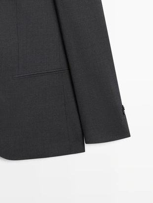 Пиджак из 100% шерсти- Заказать в России