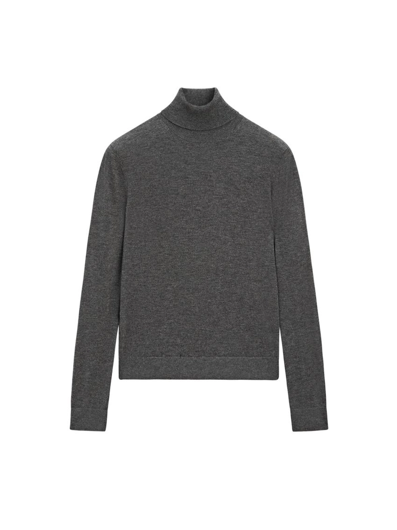 Свитер с высоким воротником из шерстяной смеси