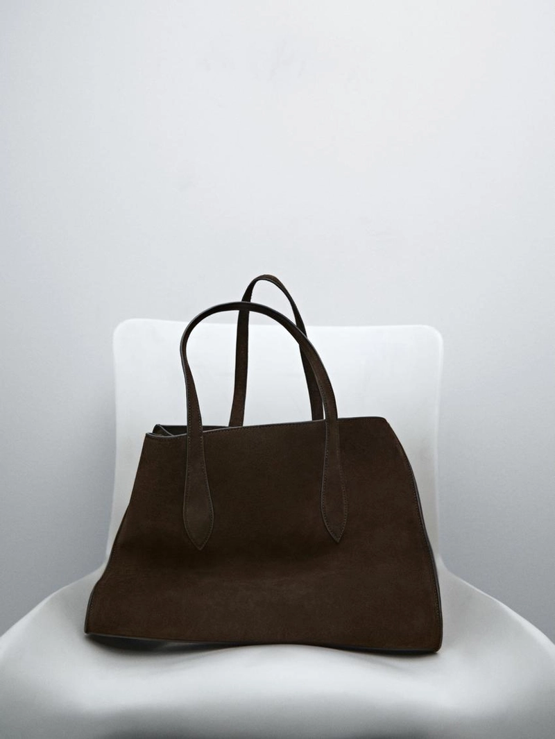 Сумка maxi md icon из разделанной кожи с отделкой