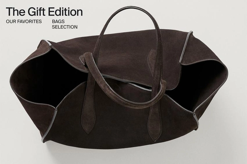 Сумка maxi md icon из разделанной кожи с отделкой