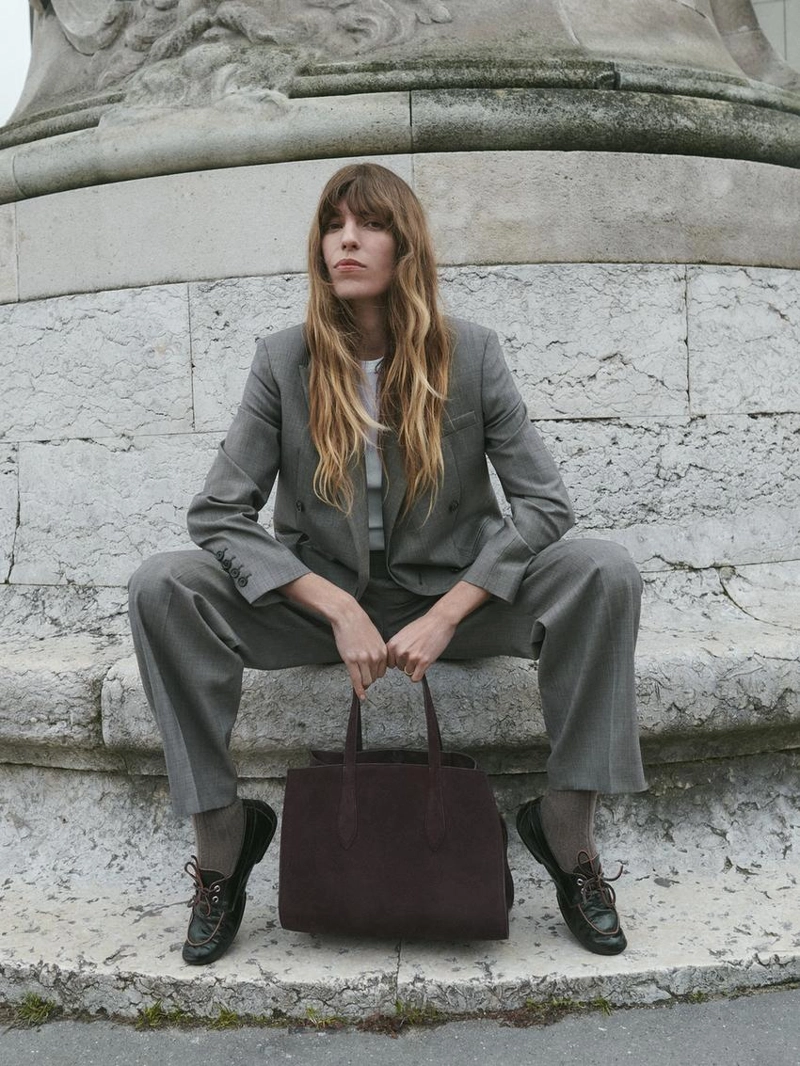 Сумка maxi md icon из разделанной кожи с отделкой