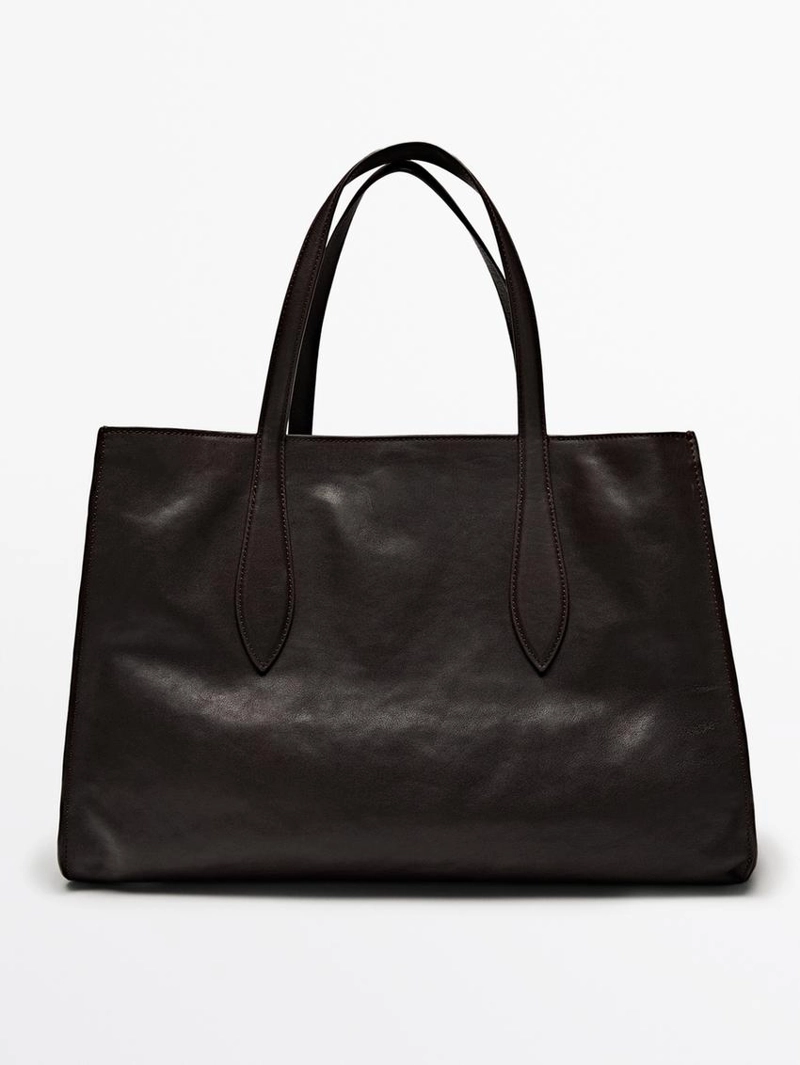 Сумка-тоут из натуральной кожи maxi nappa md icon