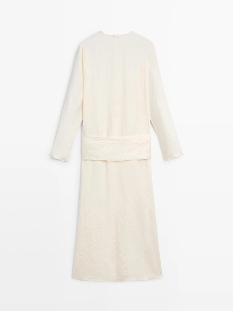 Платье миди с поясом - studio