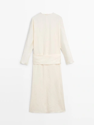 Платье миди с поясом - STUDIO- Заказать в России