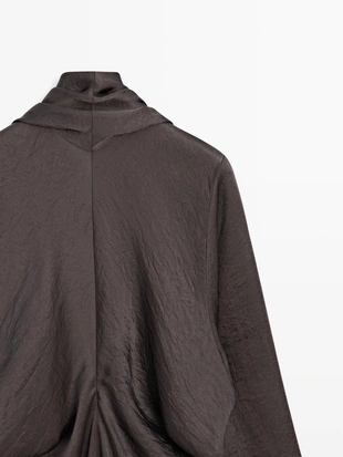 Длинное платье с завязкой - STUDIO- Заказать в России