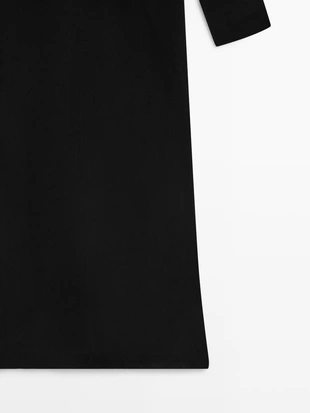 Длинное бархатное платье с завязкой на шее - STUDIO- Заказать в России