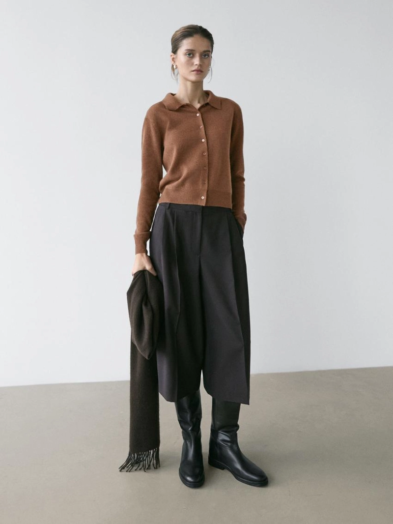 Кардиган из 100% шерсти