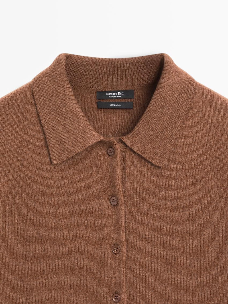 Кардиган из 100% шерсти