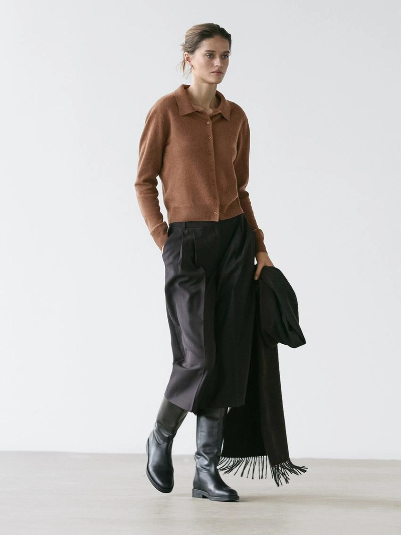 Кардиган из 100% шерсти