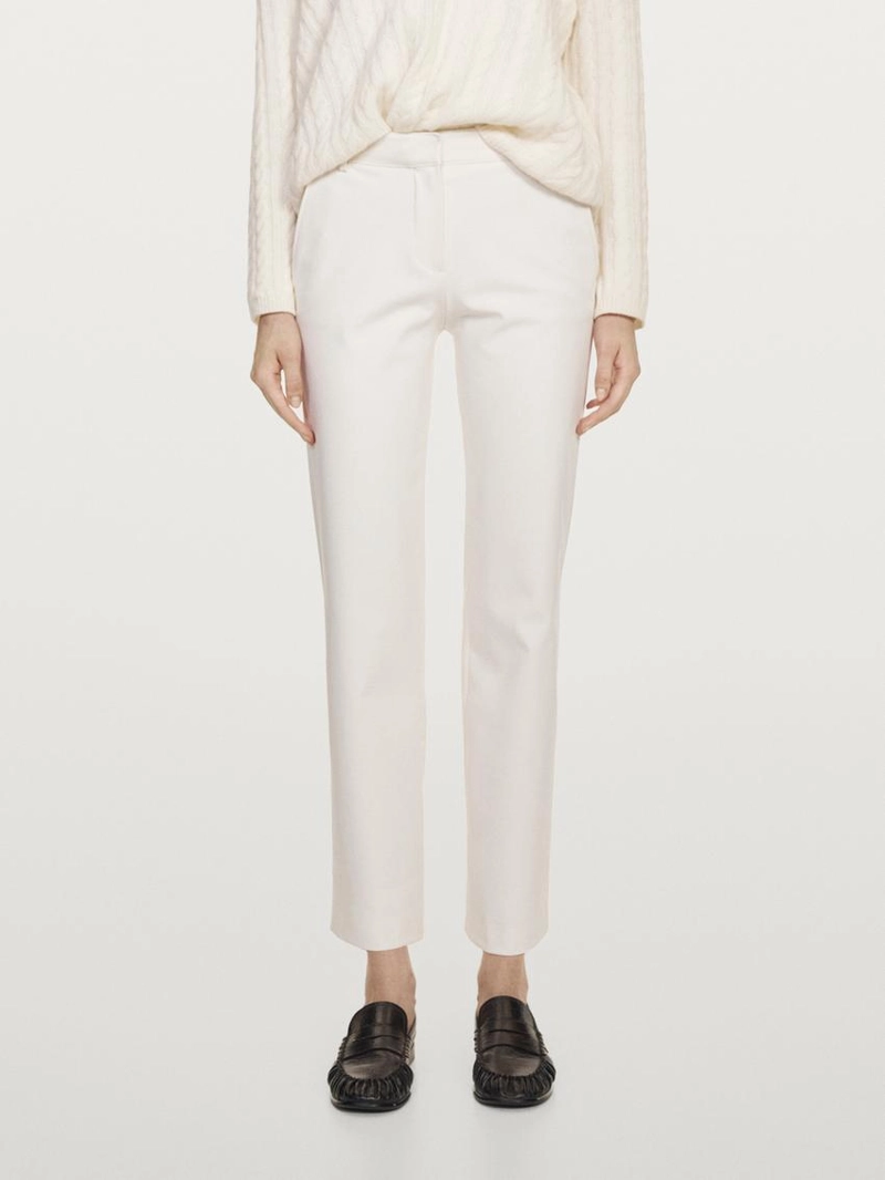 Брюки прямого кроя из технической ткани