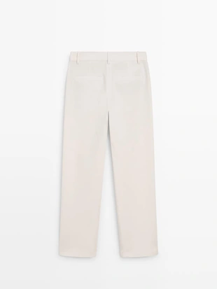 Брюки прямого кроя из технической ткани- Заказать в России