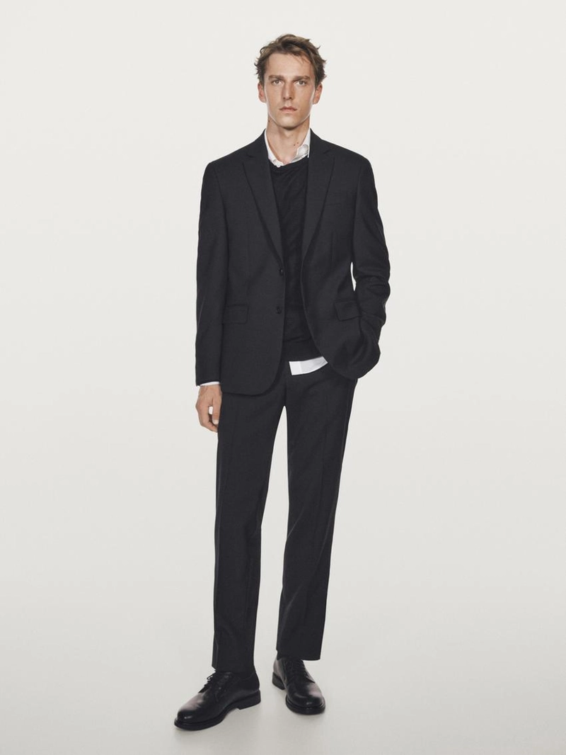 Пиджак из 100% шерсти