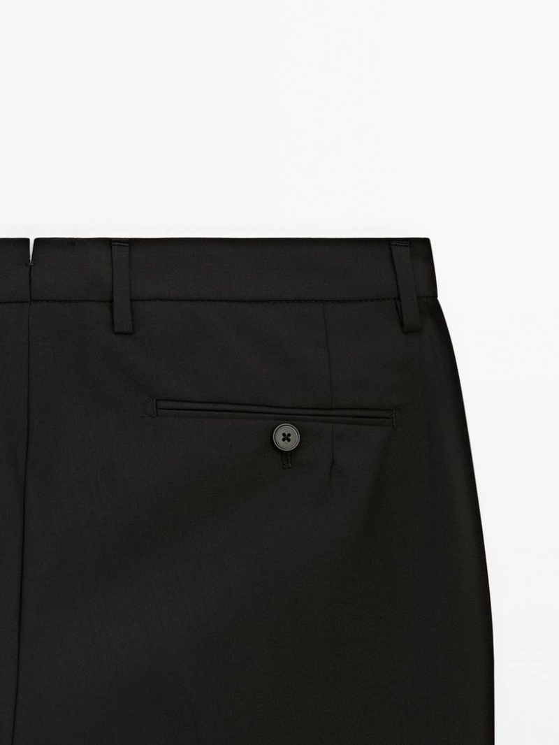 Брюки для костюма из 100% шерсти