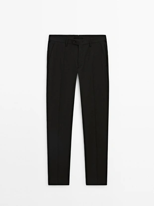 Брюки для костюма из 100% шерсти- Заказать в России