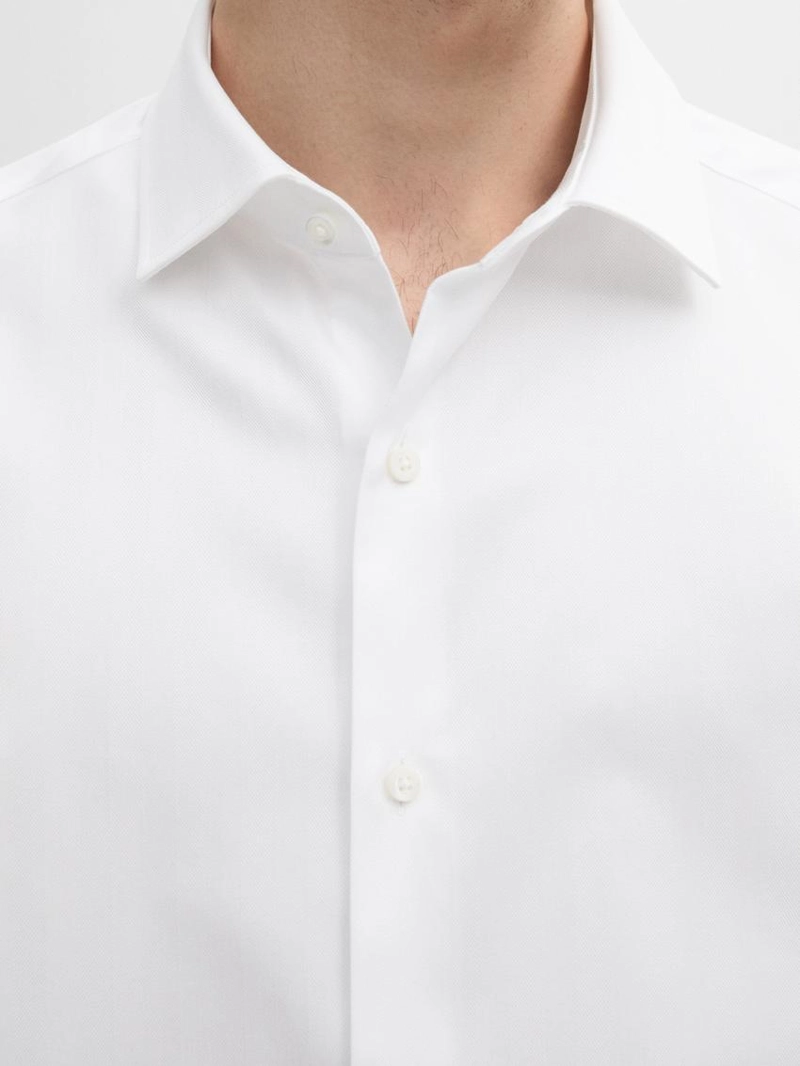 Рубашка из 100% хлопка с узким кроем