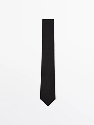 Галстук из твила с хлопком и шелком- Заказать в России