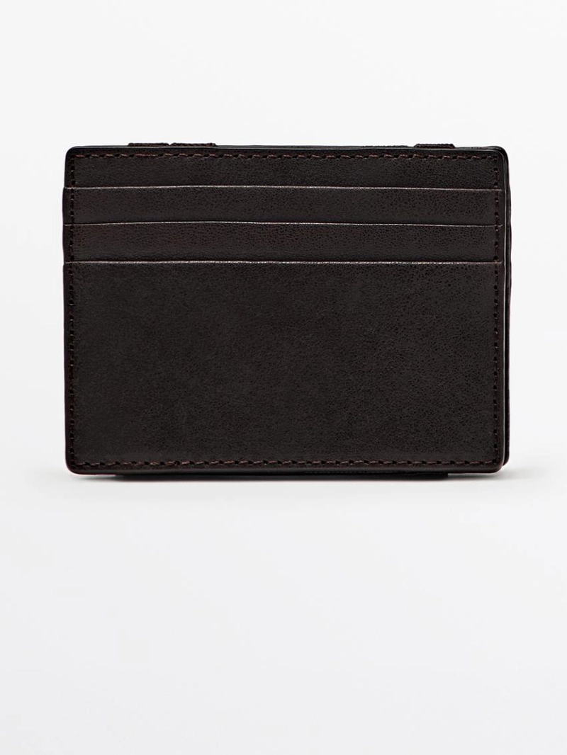 Кошелек магия из натуральной кожи