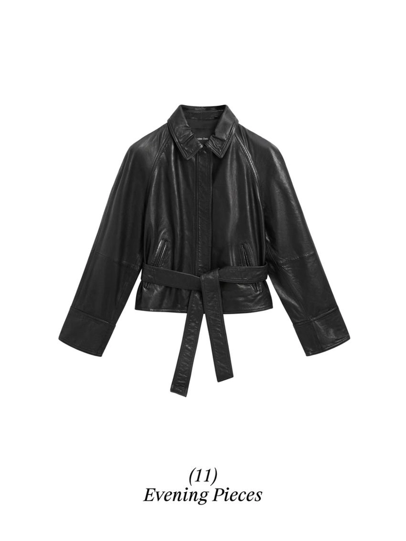 Куртка из кожи натурального мериноса