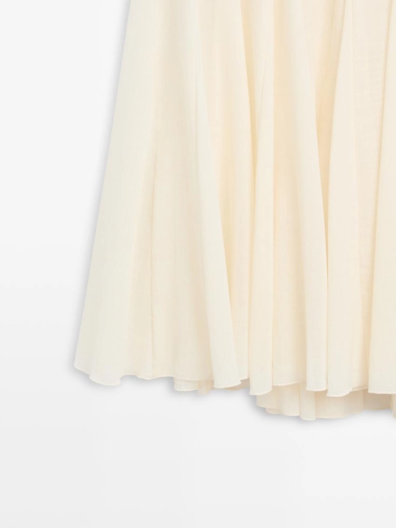 Юбка-миди с оборкой - studio