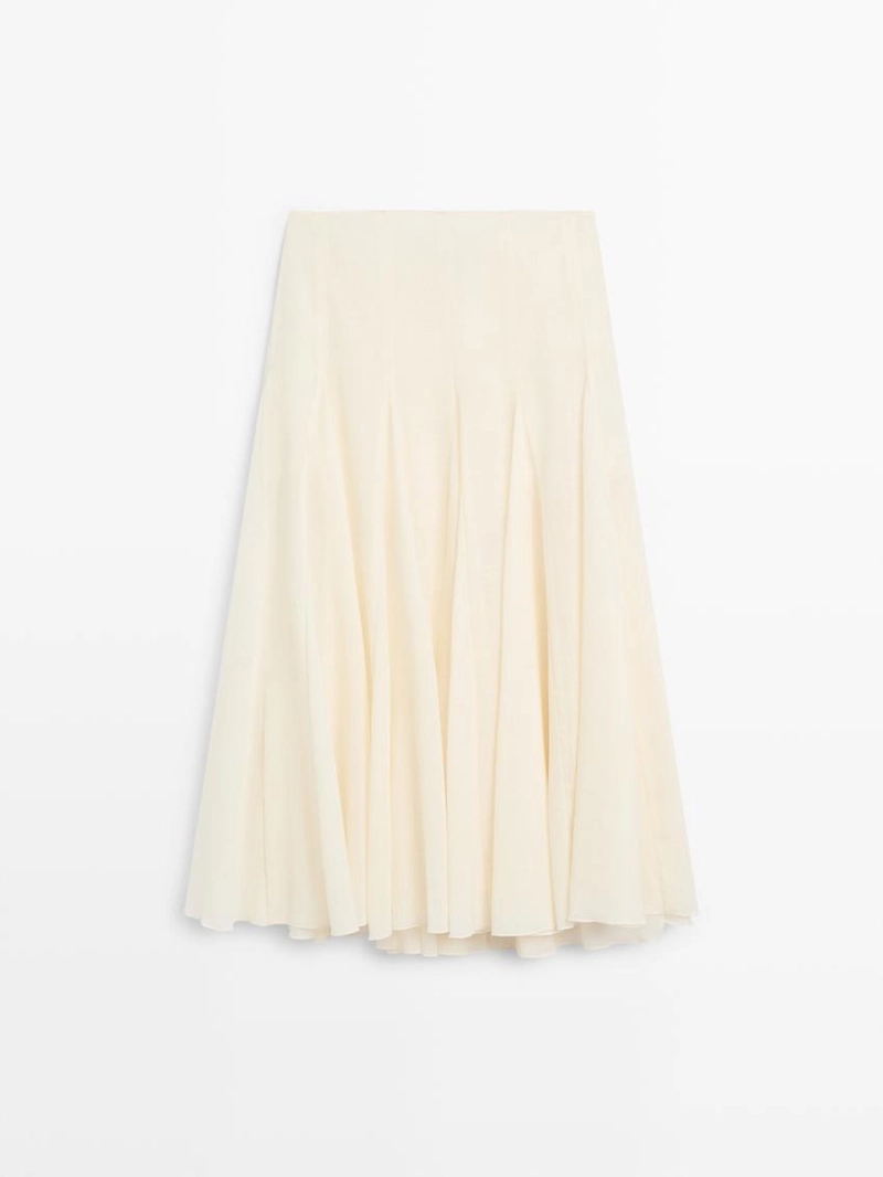 Юбка-миди с оборкой - studio