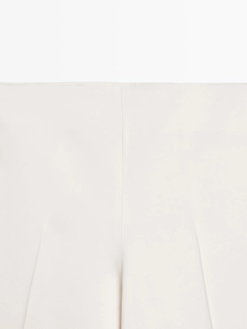 Брюки со широкими штанинами из атласа - studio