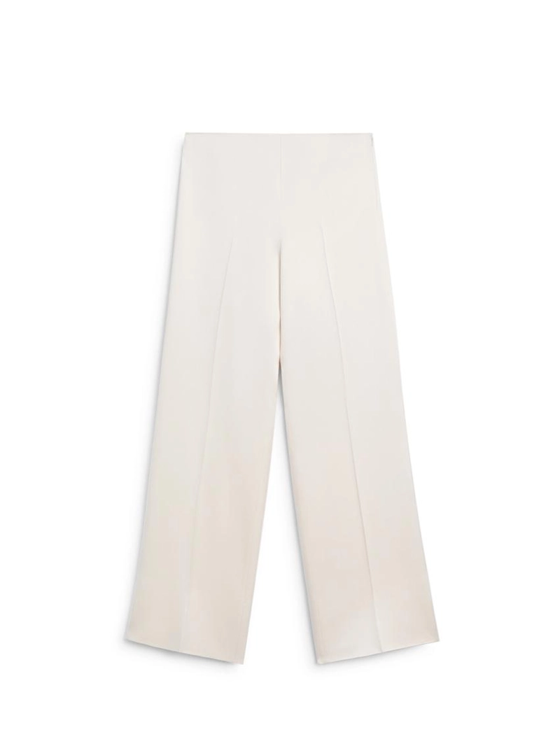 Брюки со широкими штанинами из атласа - studio