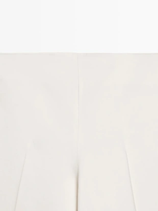 Брюки со широкими штанинами из атласа - STUDIO- Заказать в России