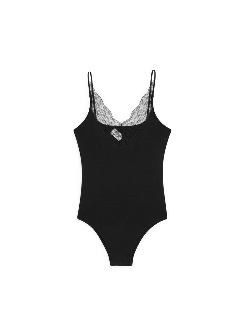 Боди с кружевными деталями - studio