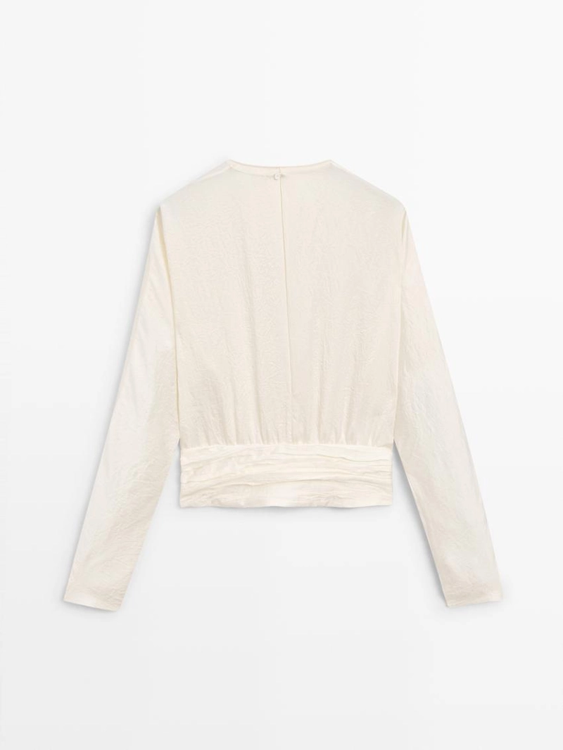 Блузка с собранными деталями - studio