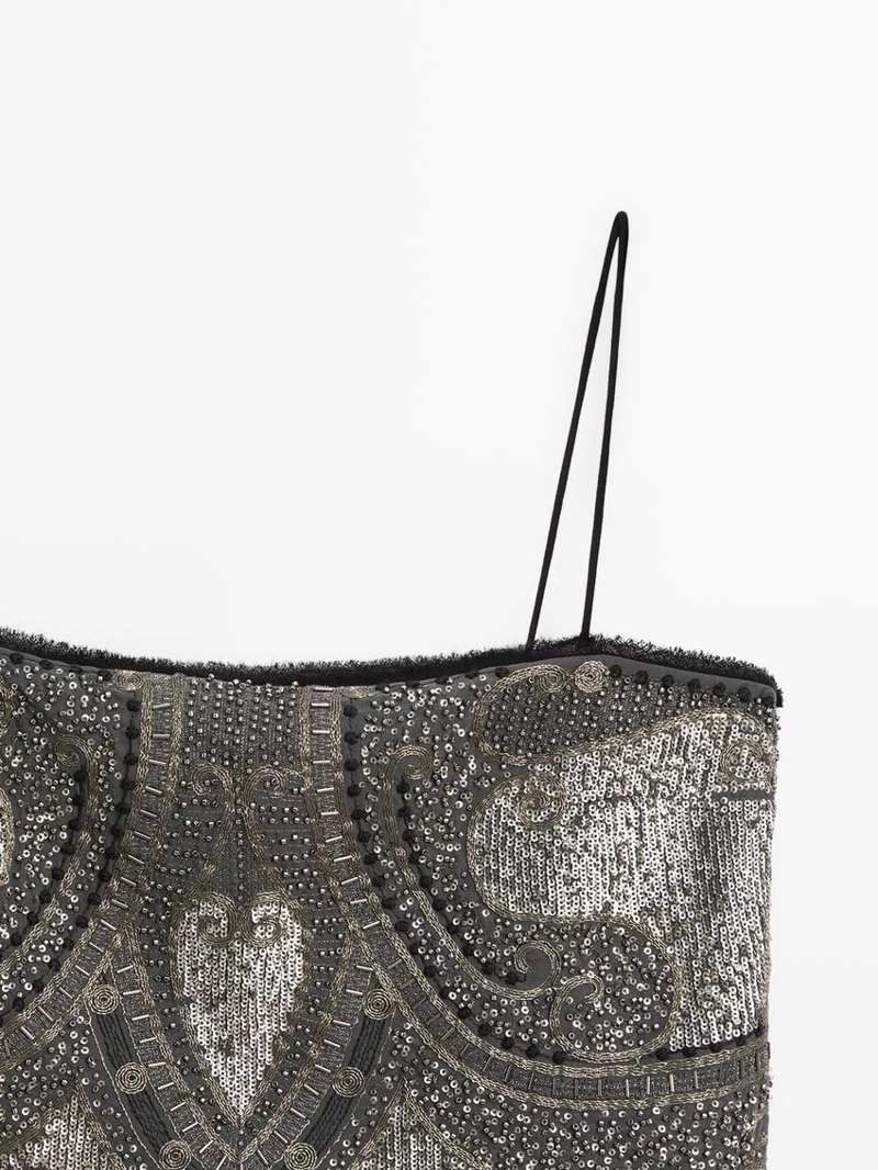 Топ с вышивкой - studio