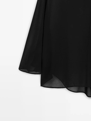 Плавный прозрачный плащ - STUDIO- Заказать в России