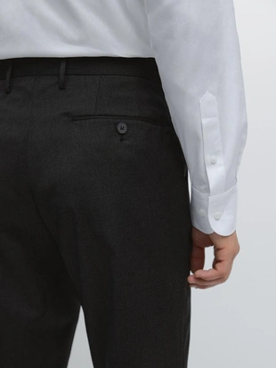 Брюки для костюма из смесовой хлопковой ткани- Заказать в России