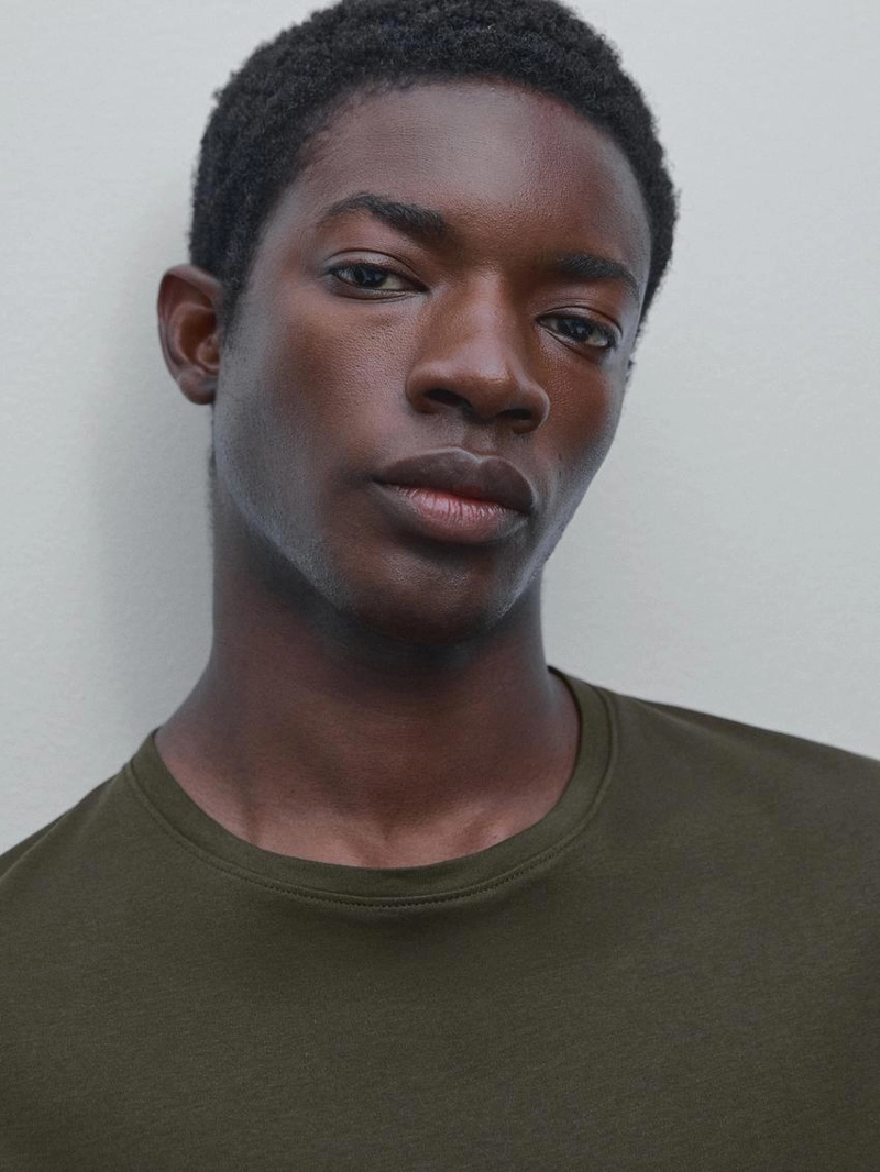 Футболка из 100% мерсеризированного хлопка