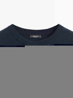 Свитер с круглым вырезом из шерстяной смеси- Заказать в России