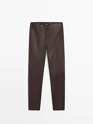 Кожаные леггинсы NAPPA- Заказать в России