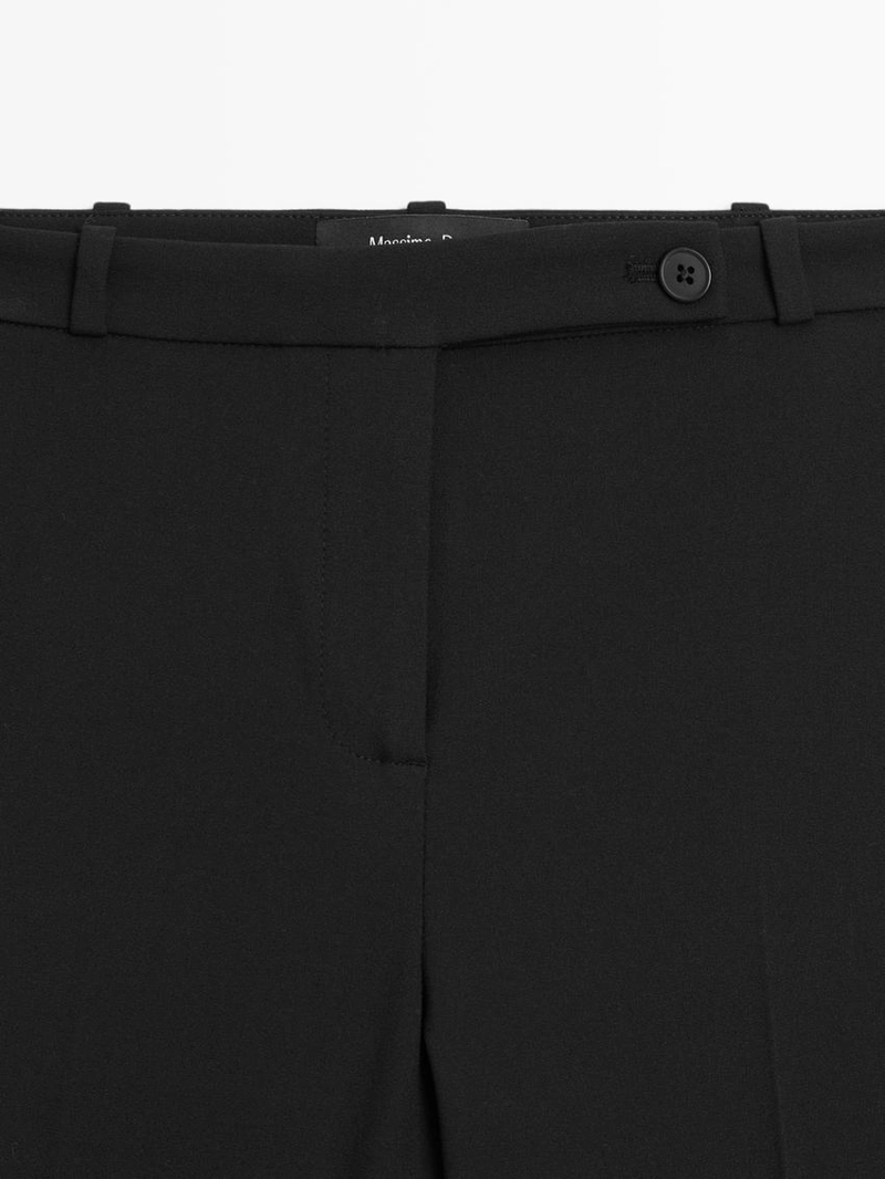 Брюки из 100% хлопка с манжетами на резинке