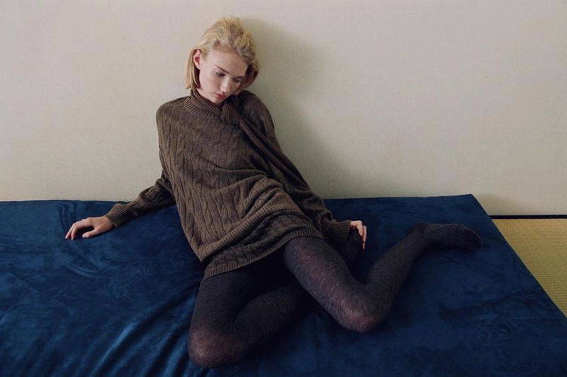 Свитер с крупной вязкой из 100% кашемира