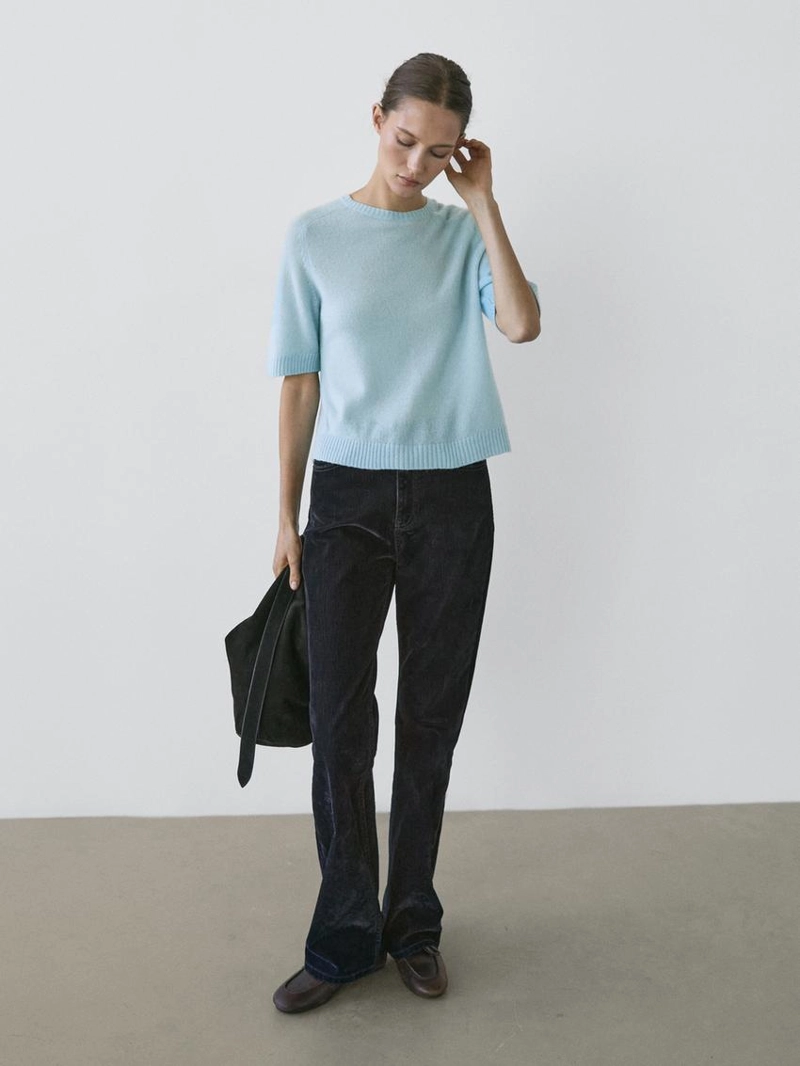 Джинсы с высокой посадкой boot-cut