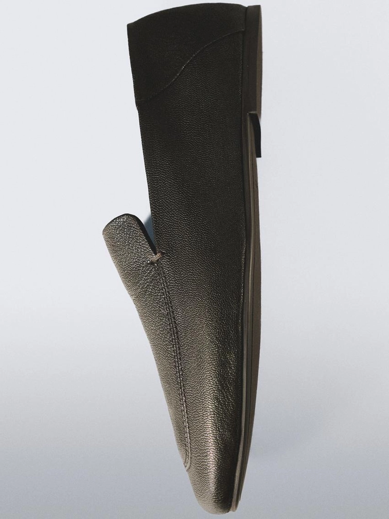 Мягкие кожаные мокасины