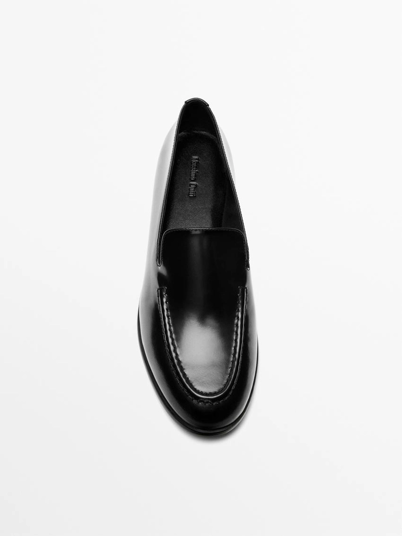 Официальные кожаные мокасины