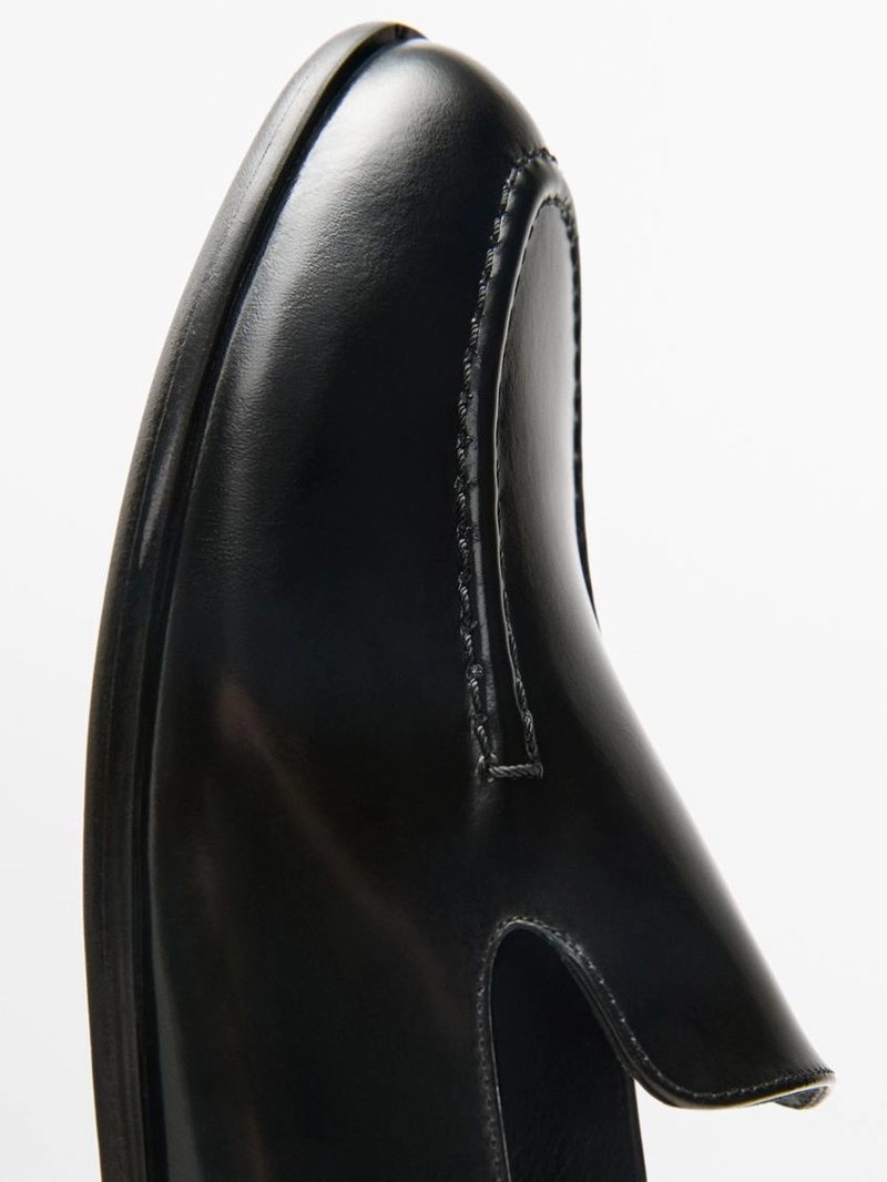 Официальные кожаные мокасины