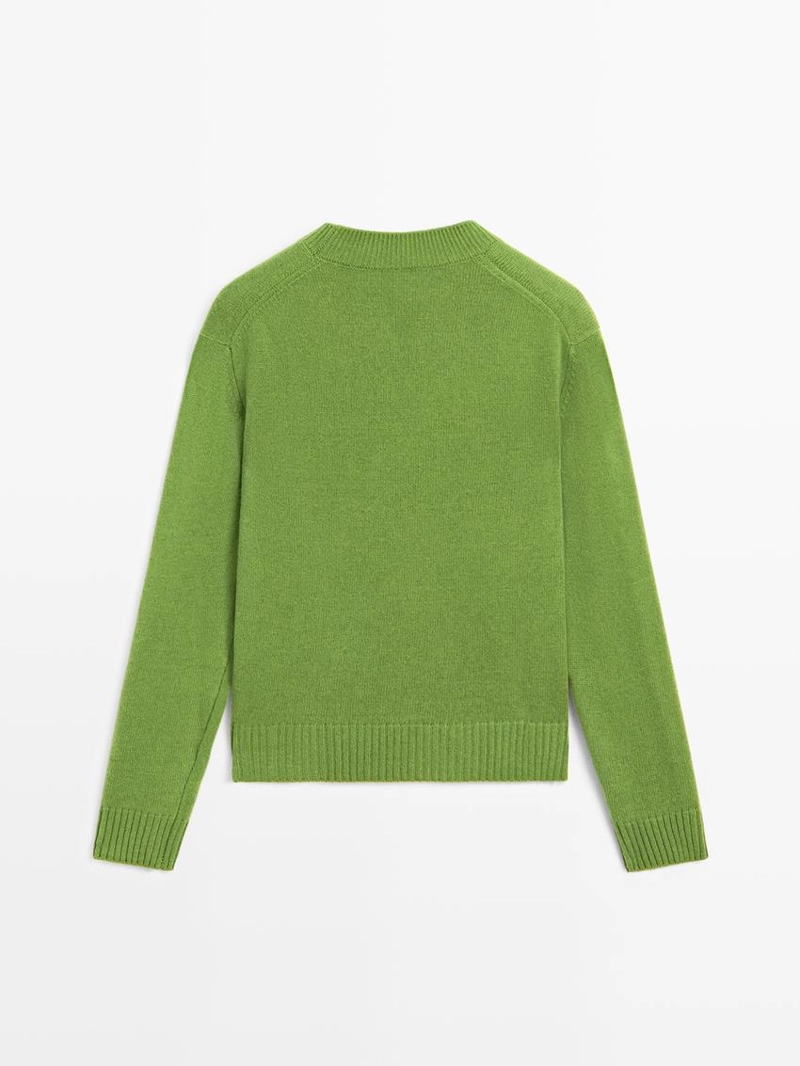 Свитер с круглым вырезом из шерстяной смеси