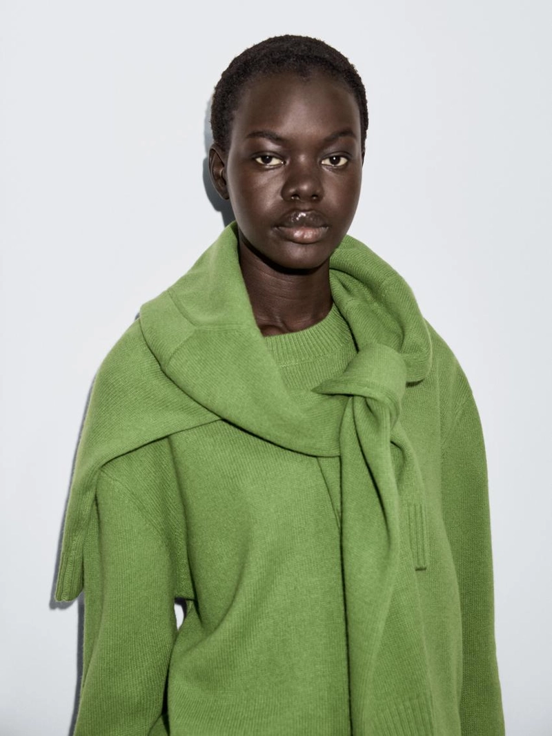 Свитер с круглым вырезом из шерстяной смеси