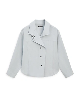 Рубашка с пуговицами и широким воротником- Заказать в России